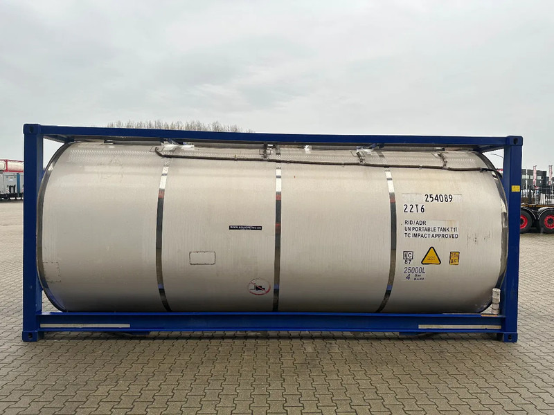 CIMC 20FT ISO, 25.060L / 1-COMP / 3 BAFFELS / T11 / 4 manholes / ADR valid until 10/2027 - Tároló tartály: 3 kép. CIMC 20FT ISO, 25.060L / 1-COMP / 3 BAFFELS / T11 / 4 manholes / ADR valid until 10/2027 - Tároló tartály: 3 kép.