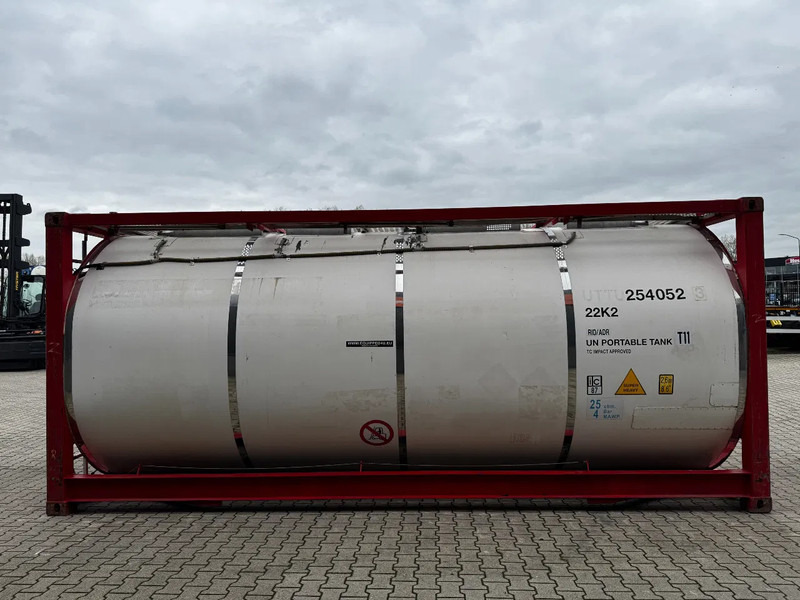 CIMC 20FT ISO, 25.080L / 1-COMP / 3 BAFFELS / T12 / 4 manholes / ADR valid until 02/2027 - Tároló tartály: 3 kép. CIMC 20FT ISO, 25.080L / 1-COMP / 3 BAFFELS / T12 / 4 manholes / ADR valid until 02/2027 - Tároló tartály: 3 kép.