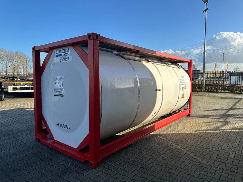 CIMC 20FT ISO, 25.080L / 1-COMP / 3 BAFFELS / T12 / 4 manholes / ADR valid until 12/2026 - Tároló tartály: 4 kép. CIMC 20FT ISO, 25.080L / 1-COMP / 3 BAFFELS / T12 / 4 manholes / ADR valid until 12/2026 - Tároló tartály: 4 kép.