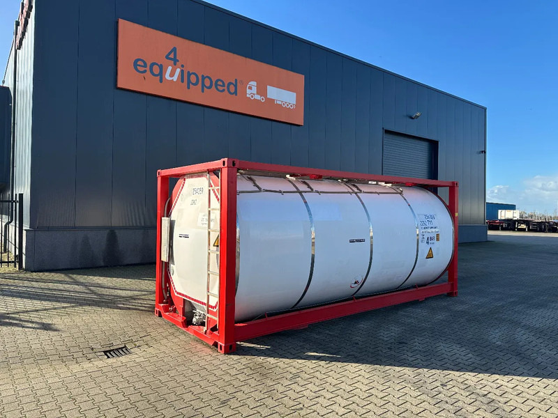 CIMC 20FT ISO, 25.080L / 1-COMP / 3 BAFFELS / T12 / 4 manholes / ADR valid until 12/2026 - Tároló tartály: 1 kép. CIMC 20FT ISO, 25.080L / 1-COMP / 3 BAFFELS / T12 / 4 manholes / ADR valid until 12/2026 - Tároló tartály: 1 kép.