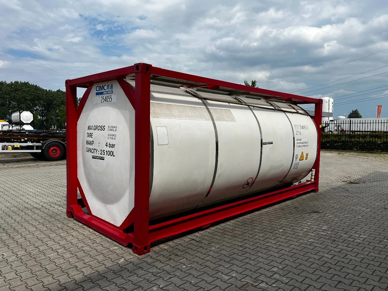 CIMC 20FT ISO, 25.100L/1-COMP/3 BAFFELS/4 manholes, ADR valid until 02/2025 - Tároló tartály: 4 kép. CIMC 20FT ISO, 25.100L/1-COMP/3 BAFFELS/4 manholes, ADR valid until 02/2025 - Tároló tartály: 4 kép.