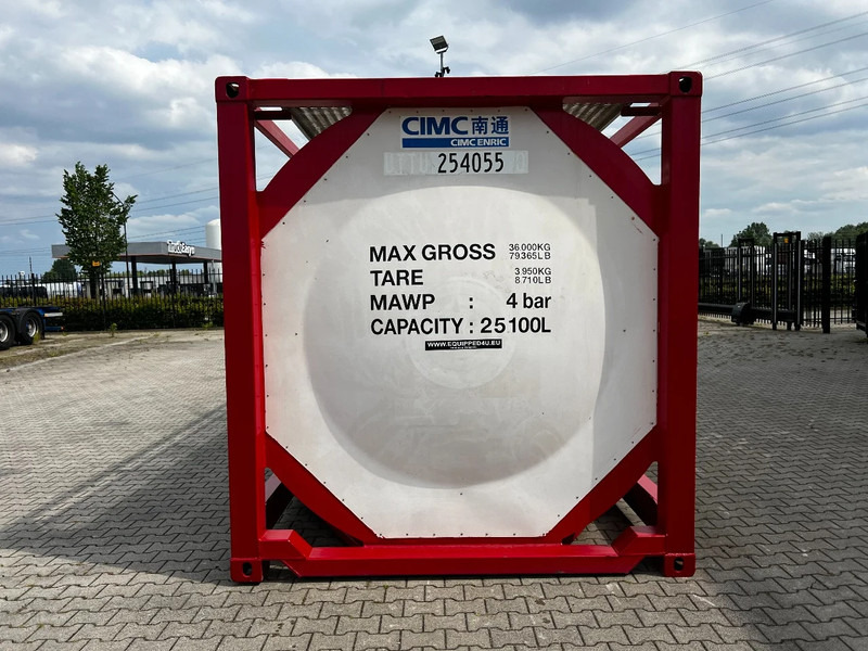 CIMC 20FT ISO, 25.100L/1-COMP/3 BAFFELS/4 manholes, ADR valid until 02/2025 - Tároló tartály: 5 kép. CIMC 20FT ISO, 25.100L/1-COMP/3 BAFFELS/4 manholes, ADR valid until 02/2025 - Tároló tartály: 5 kép.