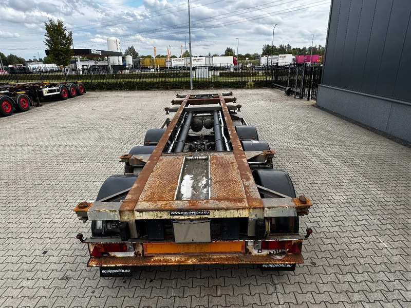 DESOT nice 20FT/30FT ADR-Chassis for SMALL PRICE, liftaxle, 5 twistlocks arms - Félpótkocsi cserefelépítményes: 5 kép. DESOT nice 20FT/30FT ADR-Chassis for SMALL PRICE, liftaxle, 5 twistlocks arms - Félpótkocsi cserefelépítményes: 5 kép.