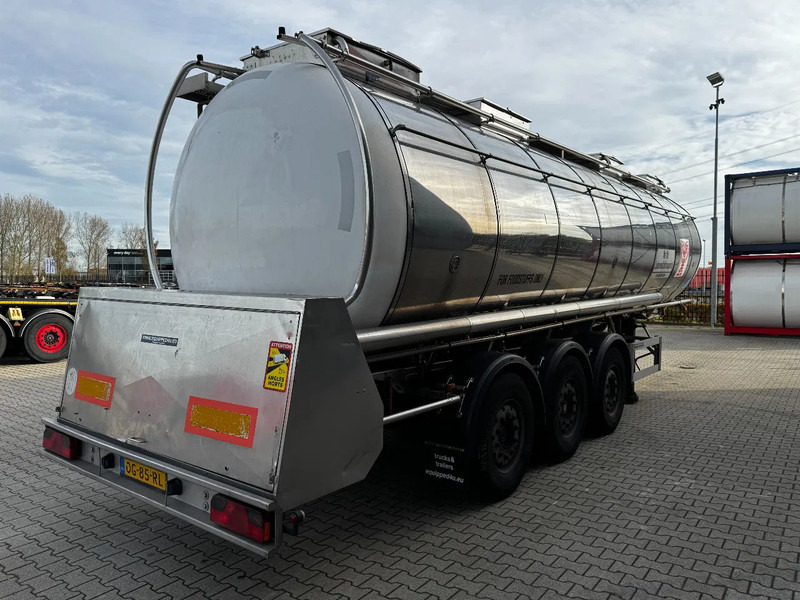 Feldbinder LEBENSMITTEL / LEVENSMIDDELEN FOOD / 33.500L / 3-COMP / PUMPE / INOX / NL-trailer / APK: 10-2026 - Tartályos félpótkocsi: 3 kép. Feldbinder LEBENSMITTEL / LEVENSMIDDELEN FOOD / 33.500L / 3-COMP / PUMPE / INOX / NL-trailer / APK: 10-2026 - Tartályos félpótkocsi: 3 kép.