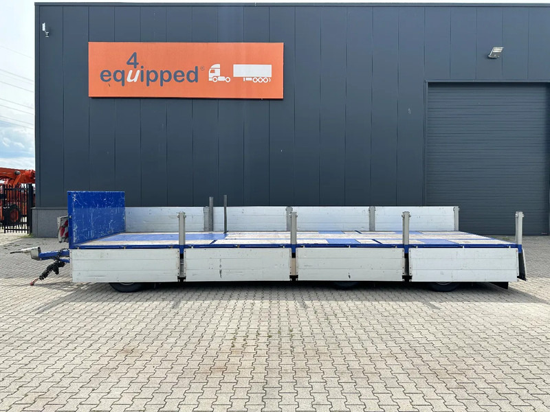 Floor zeer mooie AXD.330 3-assige aanhanger met alu zijborden, rongpotten, liftas, geschoopeerd, NL-aanhanger - Platós pótkocsi: 4 kép. Floor zeer mooie AXD.330 3-assige aanhanger met alu zijborden, rongpotten, liftas, geschoopeerd, NL-aanhanger - Platós pótkocsi: 4 kép.