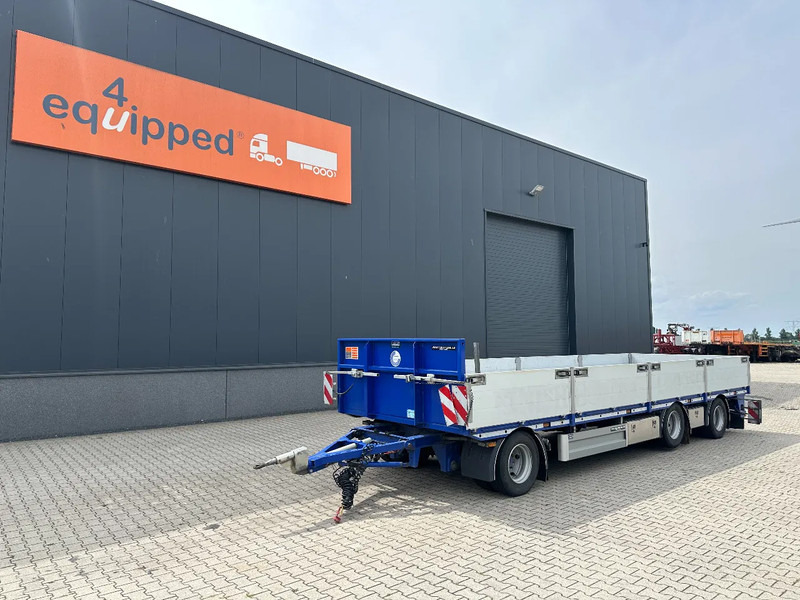 Floor zeer mooie AXD.330 3-assige aanhanger met alu zijborden, rongpotten, liftas, geschoopeerd, NL-aanhanger - Platós pótkocsi: 1 kép. Floor zeer mooie AXD.330 3-assige aanhanger met alu zijborden, rongpotten, liftas, geschoopeerd, NL-aanhanger - Platós pótkocsi: 1 kép.
