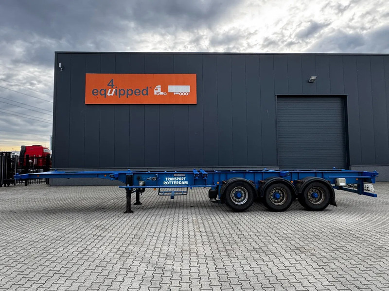 Groenewegen 40FT-chassis / liftaxle / drumbrakes / NL-Chassis - Félpótkocsi cserefelépítményes: 2 kép. Groenewegen 40FT-chassis / liftaxle / drumbrakes / NL-Chassis - Félpótkocsi cserefelépítményes: 2 kép.