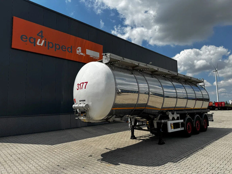 Indox 37.500L / 1-COMP /4-BAFFELS, ADR, L4BH, INOX, NL, APK 06/2026, new Saf axles - Tartályos félpótkocsi: 1 kép. Indox 37.500L / 1-COMP /4-BAFFELS, ADR, L4BH, INOX, NL, APK 06/2026, new Saf axles - Tartályos félpótkocsi: 1 kép.