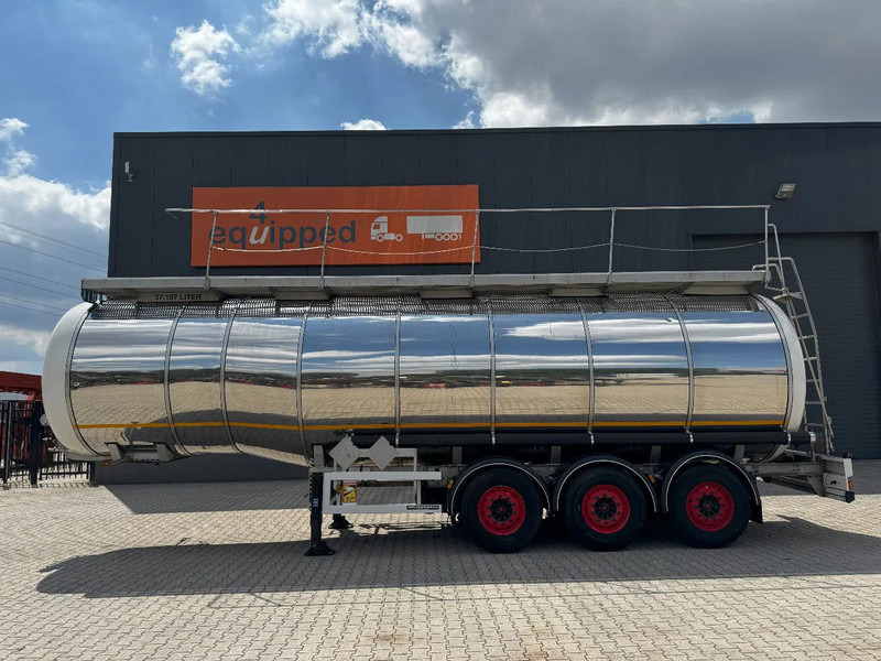 Indox 37.500L / 1-COMP /4-BAFFELS, ADR, L4BH, INOX, NL, APK 06/2026, new Saf axles - Tartályos félpótkocsi: 3 kép. Indox 37.500L / 1-COMP /4-BAFFELS, ADR, L4BH, INOX, NL, APK 06/2026, new Saf axles - Tartályos félpótkocsi: 3 kép.