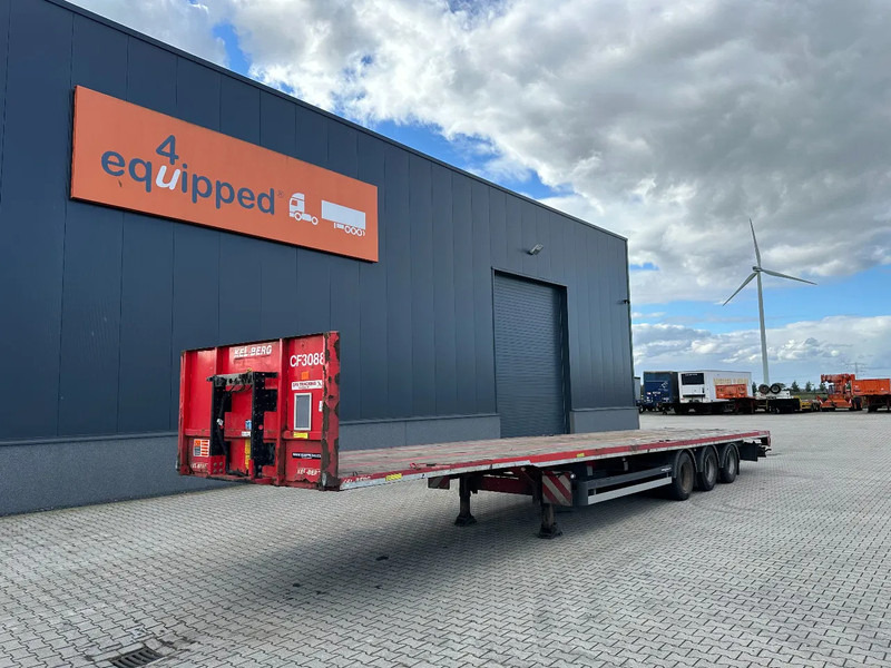 KEL-BERG HEAVY-DUTY MEGA FLATBED, 1x 40FT / 2x 20FT HECKBÜNDIG, SAF + DISC, MOT: 09/2025, NL trailer - Félpótkocsi cserefelépítményes: 1 kép. KEL-BERG HEAVY-DUTY MEGA FLATBED, 1x 40FT / 2x 20FT HECKBÜNDIG, SAF + DISC, MOT: 09/2025, NL trailer - Félpótkocsi cserefelépítményes: 1 kép.