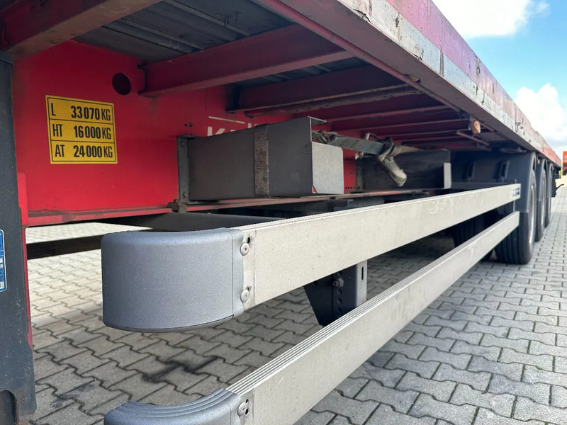 Platós félpótkocsi KEL-BERG HEAVY-DUTY MEGA PLATFORM, 1x 40FT / 2x 20FT HECKBÜNDIG, SAF + SCHEIBEBREMSEN, NL Auflieger: 12 kép.
