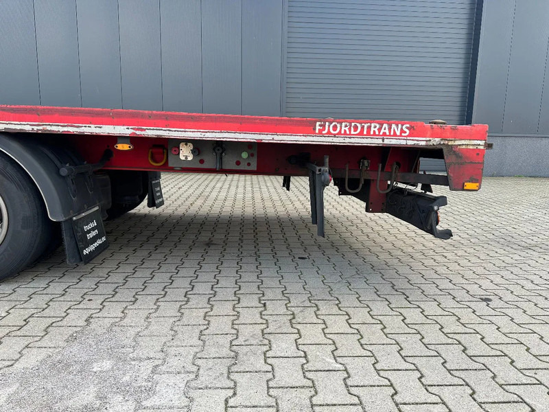Platós félpótkocsi KEL-BERG HEAVY-DUTY MEGA PLATFORM, 1x 40FT / 2x 20FT HECKBÜNDIG, SAF + SCHEIBEBREMSEN, NL Auflieger: 16 kép.