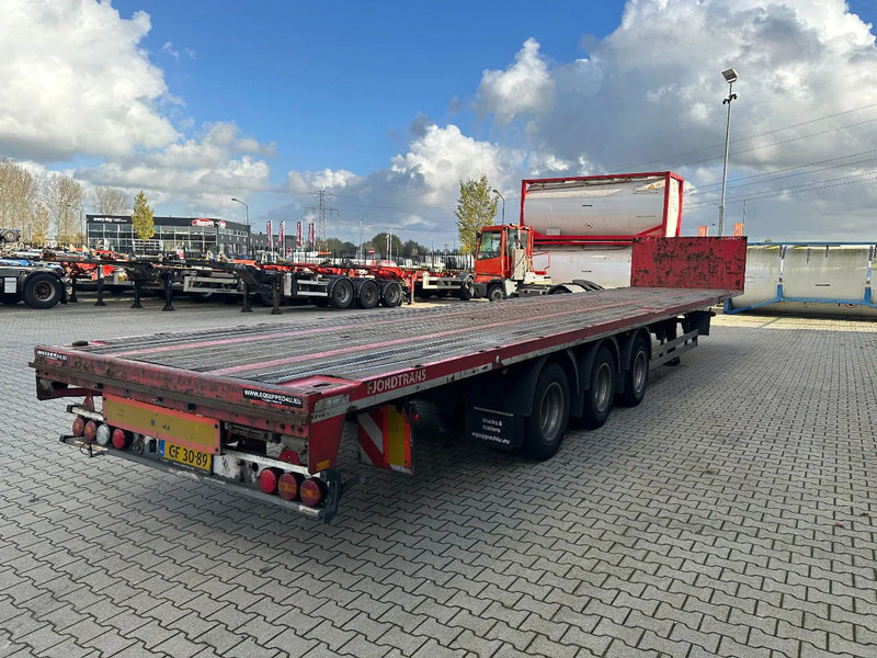 KEL-BERG HEAVY-DUTY MEGA PLATFORM, 1x 40FT / 2x 20FT HECKBÜNDIG, SAF + SCHEIBEBREMSEN, NL Auflieger - Platós félpótkocsi: 3 kép. KEL-BERG HEAVY-DUTY MEGA PLATFORM, 1x 40FT / 2x 20FT HECKBÜNDIG, SAF + SCHEIBEBREMSEN, NL Auflieger - Platós félpótkocsi: 3 kép.