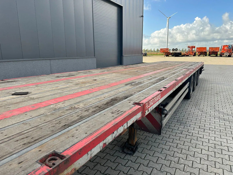 Platós félpótkocsi KEL-BERG HEAVY-DUTY MEGA PLATFORM, 1x 40FT / 2x 20FT HECKBÜNDIG, SAF + SCHEIBEBREMSEN, NL Auflieger: 13 kép.