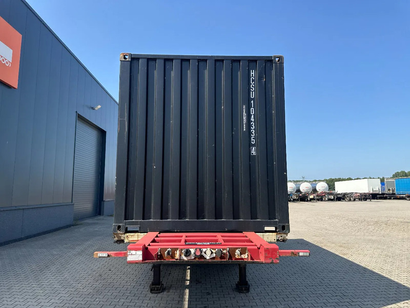 Krone 2-axle 20FT chassis + 20FT DV 8'6" container ONE-WAY - Félpótkocsi cserefelépítményes: 5 kép. Krone 2-axle 20FT chassis + 20FT DV 8'6" container ONE-WAY - Félpótkocsi cserefelépítményes: 5 kép.