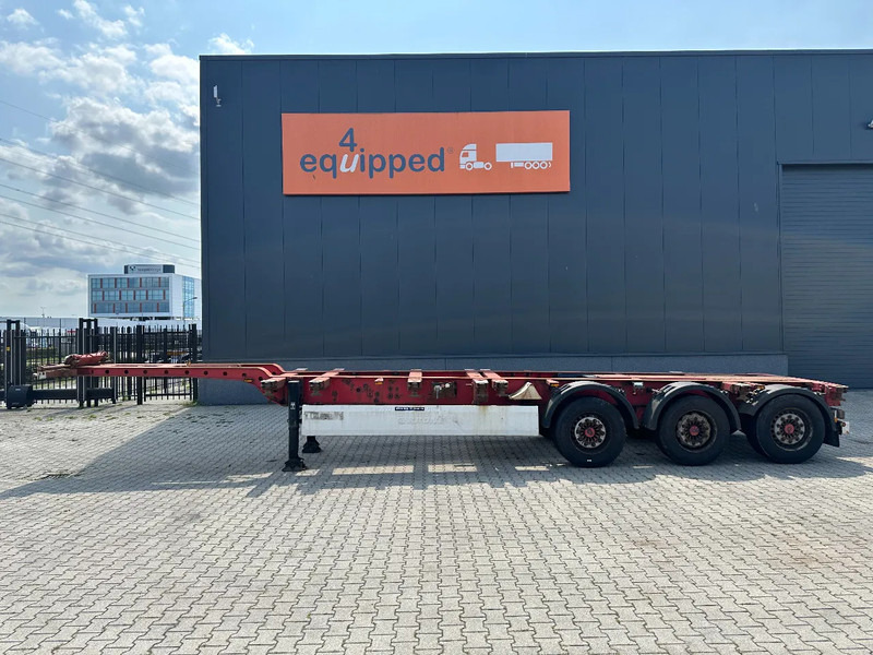 Krone 45FT HC, SAF + disc, extendable front+ rear+ bumper, NL-chassis - Félpótkocsi cserefelépítményes: 4 kép. Krone 45FT HC, SAF + disc, extendable front+ rear+ bumper, NL-chassis - Félpótkocsi cserefelépítményes: 4 kép.