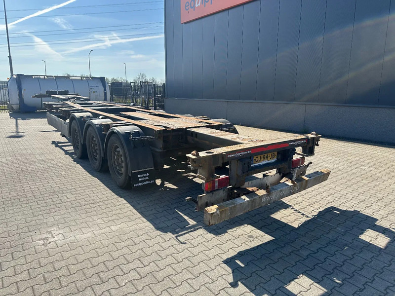 Krone 45FT HC, disc, extendable front+ rear+ bumper, NL-chassis - Félpótkocsi cserefelépítményes: 4 kép. Krone 45FT HC, disc, extendable front+ rear+ bumper, NL-chassis - Félpótkocsi cserefelépítményes: 4 kép.