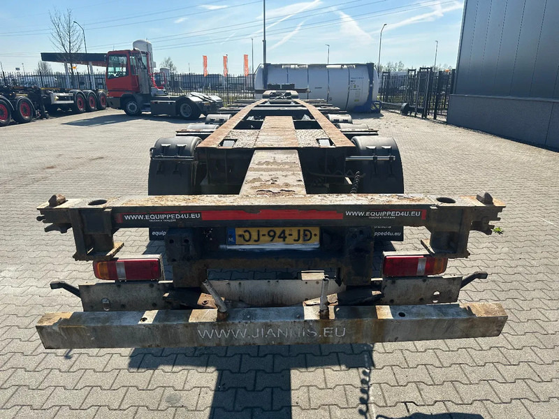 Krone 45FT HC, disc, extendable front+ rear+ bumper, NL-chassis - Félpótkocsi cserefelépítményes: 5 kép. Krone 45FT HC, disc, extendable front+ rear+ bumper, NL-chassis - Félpótkocsi cserefelépítményes: 5 kép.