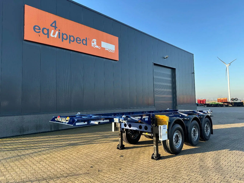 Krone NEW / DIRECT AVAILABLE 20FT ADR-CHASSIS, DISCBRAKES, LIFTAXLE, 2x available - Félpótkocsi cserefelépítményes: 1 kép. Krone NEW / DIRECT AVAILABLE 20FT ADR-CHASSIS, DISCBRAKES, LIFTAXLE, 2x available - Félpótkocsi cserefelépítményes: 1 kép.