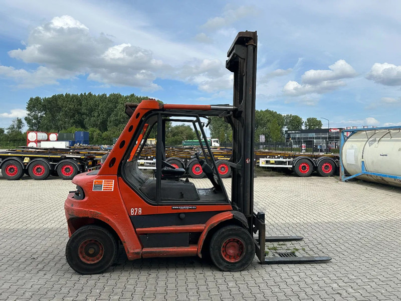 Linde H80D-03 FORKLIFT, 8000KG, duplex, 6 cil. Deutz diesel, 12.200hrs, - Dízel targonca: 5 kép. Linde H80D-03 FORKLIFT, 8000KG, duplex, 6 cil. Deutz diesel, 12.200hrs, - Dízel targonca: 5 kép.
