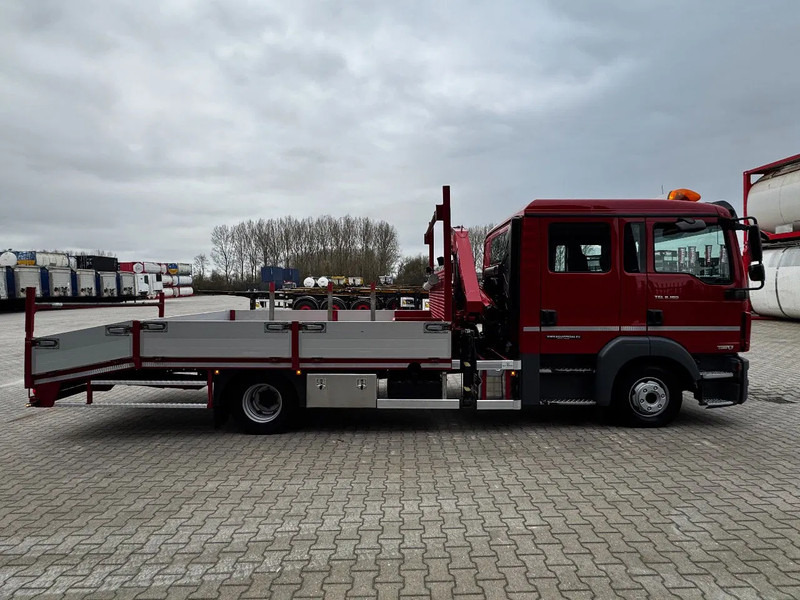 MAN TGL 8.180 Dubbele Cabine (DOKA), HMF535 K3 kraan met slechts 283 uur en 211.164km, EURO-6, oprij-platen, NL-truck, APK: 11/2025 - Autószállító teherautó, Darus autó: 3 kép. MAN TGL 8.180 Dubbele Cabine (DOKA), HMF535 K3 kraan met slechts 283 uur en 211.164km, EURO-6, oprij-platen, NL-truck, APK: 11/2025 - Autószállító teherautó, Darus autó: 3 kép.