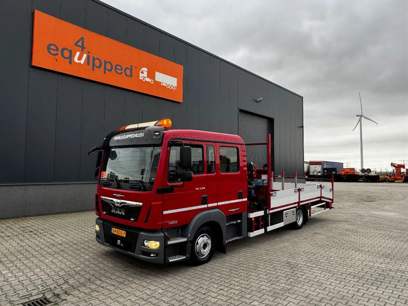 MAN TGL 8.180 Dubbele Cabine (DOKA), HMF535 K3 kraan met slechts 283 uur en 211.164km, EURO-6, oprij-platen, NL-truck, APK: 11/2025 - Autószállító teherautó, Darus autó: 5 kép. MAN TGL 8.180 Dubbele Cabine (DOKA), HMF535 K3 kraan met slechts 283 uur en 211.164km, EURO-6, oprij-platen, NL-truck, APK: 11/2025 - Autószállító teherautó, Darus autó: 5 kép.