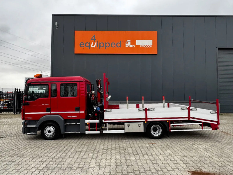 MAN TGL 8.180 Dubbele Cabine (DOKA), HMF535 K3 kraan met slechts 283 uur en 211.164km, EURO-6, oprij-platen, NL-truck, APK: 11/2025 - Autószállító teherautó, Darus autó: 2 kép. MAN TGL 8.180 Dubbele Cabine (DOKA), HMF535 K3 kraan met slechts 283 uur en 211.164km, EURO-6, oprij-platen, NL-truck, APK: 11/2025 - Autószállító teherautó, Darus autó: 2 kép.
