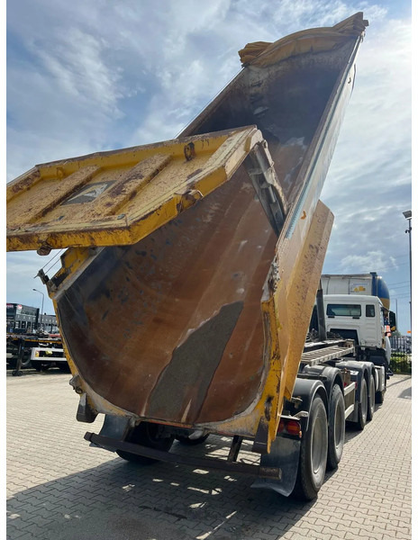 Félpótkocsi billenőplatós Meiller TR-2 (MHPS 41/2) / 26cbm / SAF discbrakes / STEEL-STEEL: 6 kép.