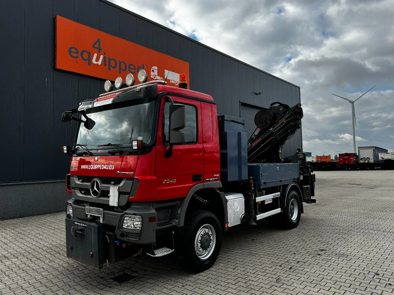 Mercedes-Benz Actros 2046 4x4 / FULL SPRING / HIAB 288 EP 5 HIPRO Crane / EURO-5 - Darus autó: 3 kép. Mercedes-Benz Actros 2046 4x4 / FULL SPRING / HIAB 288 EP 5 HIPRO Crane / EURO-5 - Darus autó: 3 kép.