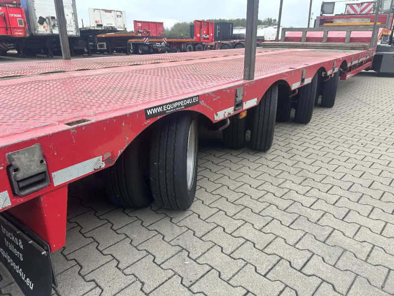 Nooteboom MCO-50-04V 4-axle lowloader, 4x hydraulic steering, 6700mm extendable, floor height: 785mm, NL-trailer, APK: 11/2025 - Félpótkocsi mélybölcsős: 3 kép. Nooteboom MCO-50-04V 4-axle lowloader, 4x hydraulic steering, 6700mm extendable, floor height: 785mm, NL-trailer, APK: 11/2025 - Félpótkocsi mélybölcsős: 3 kép.