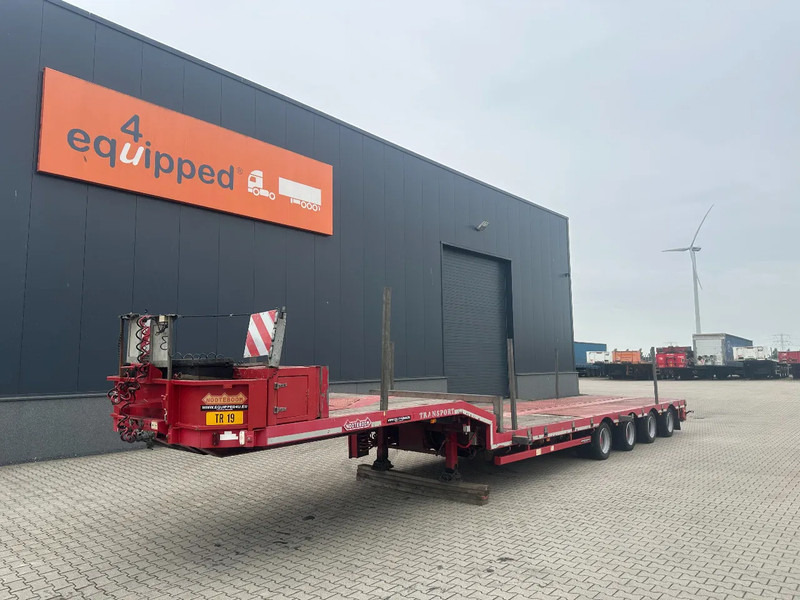 Nooteboom MCO-50-04V 4-axle lowloader, 4x hydraulic steering, 6700mm extendable, floor height: 785mm, NL-trailer, APK: 11/2025 - Félpótkocsi mélybölcsős: 2 kép. Nooteboom MCO-50-04V 4-axle lowloader, 4x hydraulic steering, 6700mm extendable, floor height: 785mm, NL-trailer, APK: 11/2025 - Félpótkocsi mélybölcsős: 2 kép.