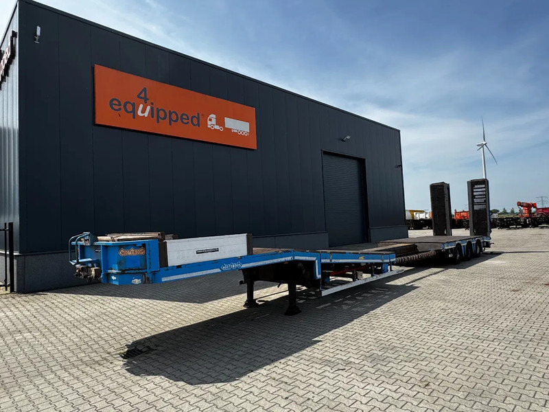 Nooteboom OSD-48-03V lowloader, NL-trailer, APK: 06/2026, hydraulic ramps + platform, 370cm extendable, SAF + drum, - Félpótkocsi mélybölcsős: 1 kép. Nooteboom OSD-48-03V lowloader, NL-trailer, APK: 06/2026, hydraulic ramps + platform, 370cm extendable, SAF + drum, - Félpótkocsi mélybölcsős: 1 kép.