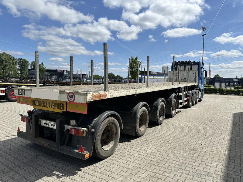 Nooteboom OVB-73-04, 73 tons Ballast trailer, 4 axles, 3 hydraulic steering axles - Platós félpótkocsi: 4 kép. Nooteboom OVB-73-04, 73 tons Ballast trailer, 4 axles, 3 hydraulic steering axles - Platós félpótkocsi: 4 kép.