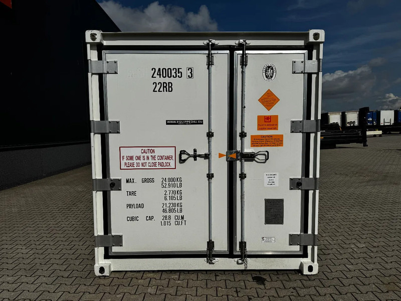Onbekend NEW (2025) 20FT REEFER CONTAINER (ELECTRIC) THERMOKING WITH 2014 CARRIER DIESEL CLIPGENERATOR - Tengeri konténer: 4 kép. Onbekend NEW (2025) 20FT REEFER CONTAINER (ELECTRIC) THERMOKING WITH 2014 CARRIER DIESEL CLIPGENERATOR - Tengeri konténer: 4 kép.