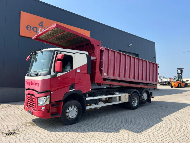 Renault T460 6x2, TIPPING FLATBED + TIPPING BOX (removable), original 251.464km!!! - Billenőplatós teherautó: 3 kép. Renault T460 6x2, TIPPING FLATBED + TIPPING BOX (removable), original 251.464km!!! - Billenőplatós teherautó: 3 kép.