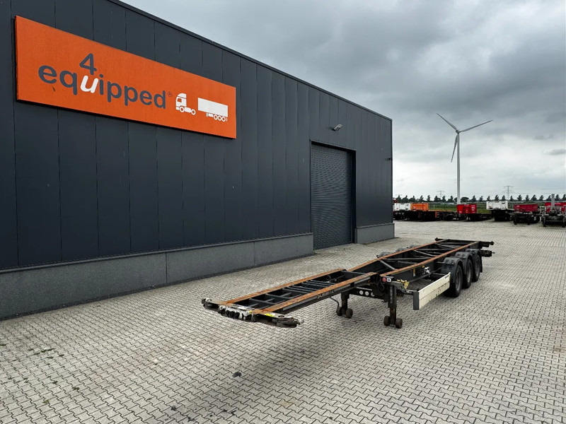 Schmitz Cargobull 45FT HC, Leergewicht: 4.240kg, BPW+Trommel, NL-Chassis - Félpótkocsi cserefelépítményes: 1 kép. Schmitz Cargobull 45FT HC, Leergewicht: 4.240kg, BPW+Trommel, NL-Chassis - Félpótkocsi cserefelépítményes: 1 kép.