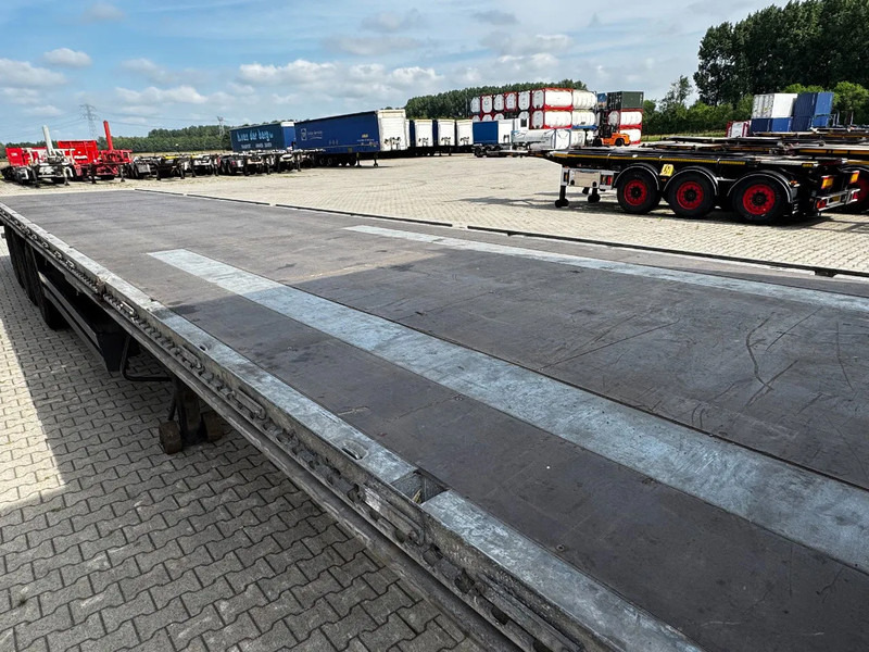 Platós félpótkocsi Schmitz Cargobull Scheibebremsen, galvanisiert, Rungtasschen, NL-Auflieger: 12 kép.