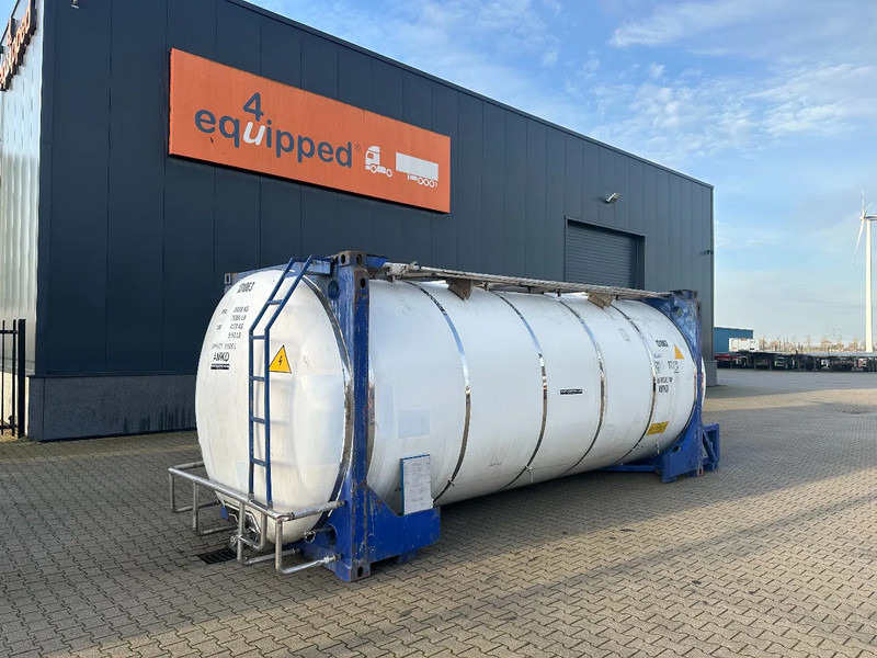 UBH Universal Bulk Handling 20 FT SWAP BODY 31.345L UN Portable T7 valid 5Y test: 04/2028 - Tároló tartály: 1 kép. UBH Universal Bulk Handling 20 FT SWAP BODY 31.345L UN Portable T7 valid 5Y test: 04/2028 - Tároló tartály: 1 kép.
