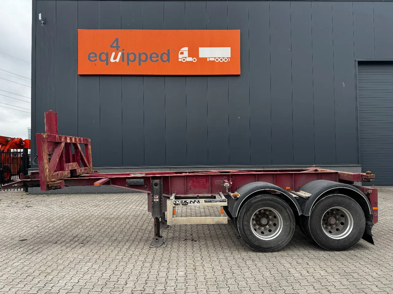 Van Hool 2 AXLE 20FT TIPPING-CHASSIS, TWIN-TIRES, BPW + DRUM, ALCOA - Félpótkocsi cserefelépítményes: 2 kép. Van Hool 2 AXLE 20FT TIPPING-CHASSIS, TWIN-TIRES, BPW + DRUM, ALCOA - Félpótkocsi cserefelépítményes: 2 kép.
