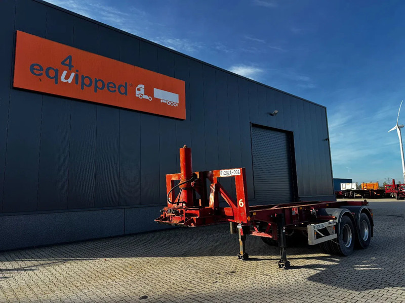 Van Hool 2 AXLE 20FT TIPPING-CHASSIS / TWIN-TIRES / BPW + DRUM / ALCOA / NL-trailer / APK - Félpótkocsi cserefelépítményes: 1 kép. Van Hool 2 AXLE 20FT TIPPING-CHASSIS / TWIN-TIRES / BPW + DRUM / ALCOA / NL-trailer / APK - Félpótkocsi cserefelépítményes: 1 kép.