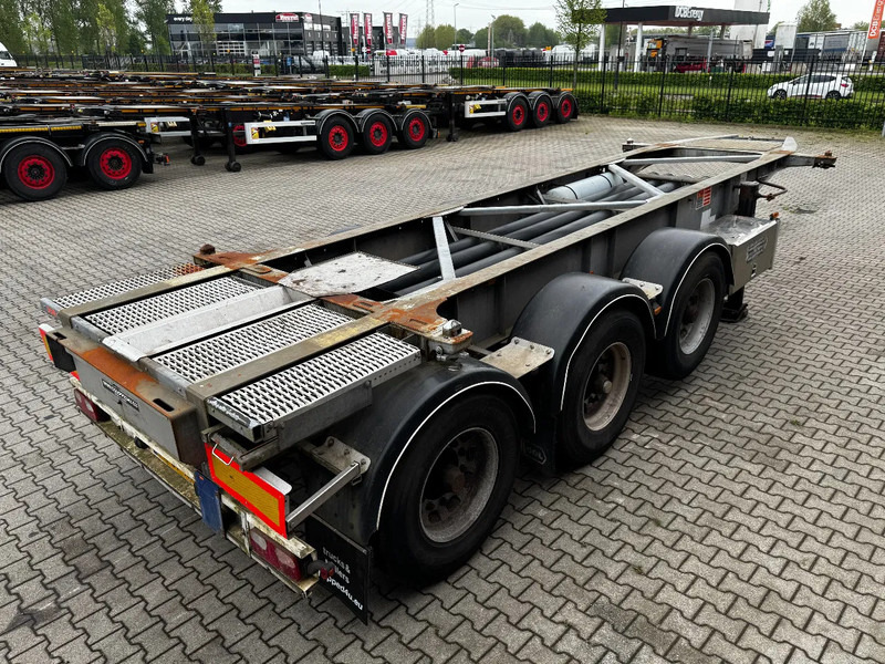 Van Hool 20FT /20FT SWAP ADR (EX/II, EX/III, FL, OX, AT), BPW, disc brakes, liftaxle, galvanized, ALCOA, NL-Chassis, empty weight 3.300KG - Félpótkocsi cserefelépítményes: 4 kép. Van Hool 20FT /20FT SWAP ADR (EX/II, EX/III, FL, OX, AT), BPW, disc brakes, liftaxle, galvanized, ALCOA, NL-Chassis, empty weight 3.300KG - Félpótkocsi cserefelépítményes: 4 kép.