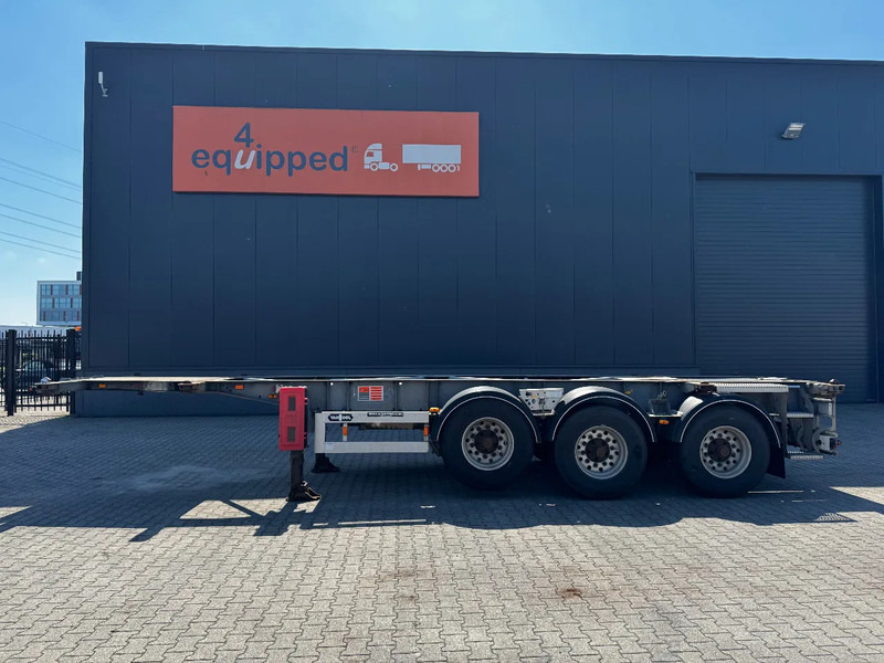 Van Hool 20FT/30FT, ADR (EX/II, EX/III, FL, AT), BPW + drum, ALCOA, galvanized, liftaxle, NL-Chassis, 80% tyres - Félpótkocsi cserefelépítményes: 3 kép. Van Hool 20FT/30FT, ADR (EX/II, EX/III, FL, AT), BPW + drum, ALCOA, galvanized, liftaxle, NL-Chassis, 80% tyres - Félpótkocsi cserefelépítményes: 3 kép.