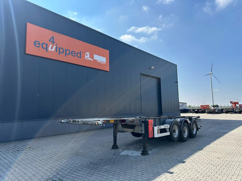 Van Hool 20FT/30FT, ADR (EX/II, EX/III, FL, AT), BPW + drum, ALCOA, galvanized, liftaxle, NL-Chassis - Félpótkocsi cserefelépítményes: 1 kép. Van Hool 20FT/30FT, ADR (EX/II, EX/III, FL, AT), BPW + drum, ALCOA, galvanized, liftaxle, NL-Chassis - Félpótkocsi cserefelépítményes: 1 kép.