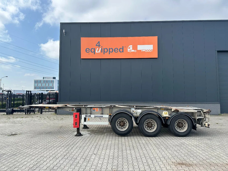 Van Hool 20FT/30FT, ADR (EX/II, EX/III, FL, AT), BPW + drum, ALCOA, galvanized, liftaxle, NL-Chassis - Félpótkocsi cserefelépítményes: 2 kép. Van Hool 20FT/30FT, ADR (EX/II, EX/III, FL, AT), BPW + drum, ALCOA, galvanized, liftaxle, NL-Chassis - Félpótkocsi cserefelépítményes: 2 kép.