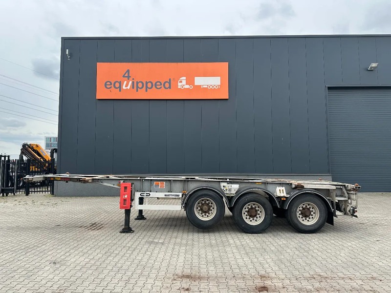 Van Hool 20FT/30FT, ADR (EX/II, EX/III, FL, AT), BPW + drum, ALCOA, galvanized, liftaxle, NL-Chassis - Félpótkocsi cserefelépítményes: 2 kép. Van Hool 20FT/30FT, ADR (EX/II, EX/III, FL, AT), BPW + drum, ALCOA, galvanized, liftaxle, NL-Chassis - Félpótkocsi cserefelépítményes: 2 kép.