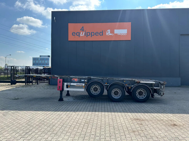 Van Hool 20FT/30FT, ADR (EX/II, EX/III, FL, OX, AT), BPW + drum, ALCOA, galvanized, liftaxle, NL-Chassis - Félpótkocsi cserefelépítményes: 2 kép. Van Hool 20FT/30FT, ADR (EX/II, EX/III, FL, OX, AT), BPW + drum, ALCOA, galvanized, liftaxle, NL-Chassis - Félpótkocsi cserefelépítményes: 2 kép.