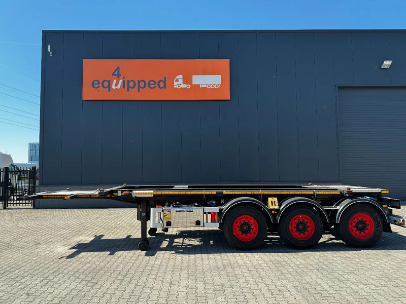 Van Hool 20FT, 66°/380V Tipping-chassis, ADR (EX/II, EX/III, FL, AT), SAF, 2 liftaxles, MOT - Félpótkocsi billenőplatós: 4 kép. Van Hool 20FT, 66°/380V Tipping-chassis, ADR (EX/II, EX/III, FL, AT), SAF, 2 liftaxles, MOT - Félpótkocsi billenőplatós: 4 kép.