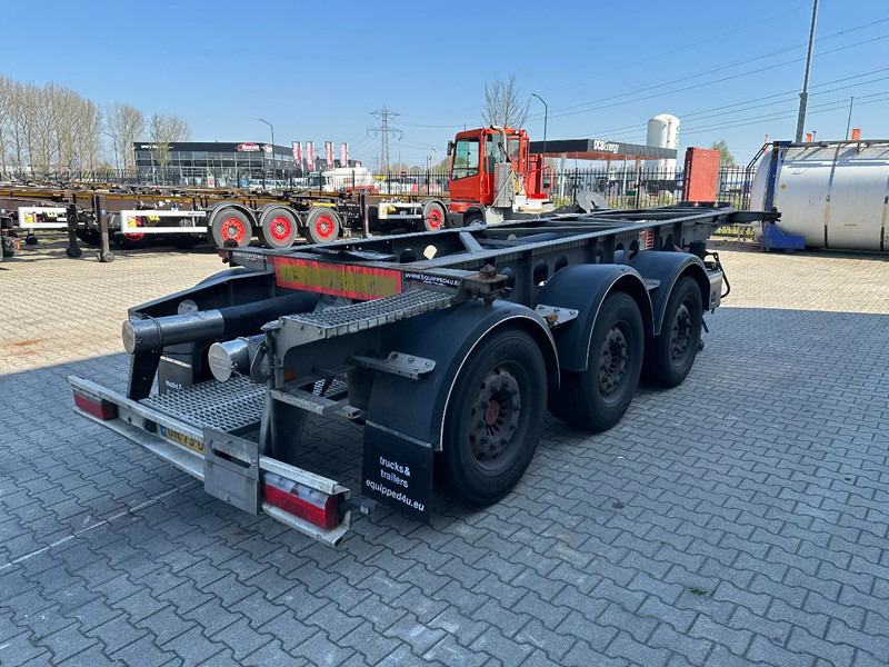 Van Hool 20FT ADR (EX/II, EX/III, FL, AT), SAF + DISC, empty weight: 2.990kg, galvanized, SAF Intradisc, NL-Chassis, ALCOA - Félpótkocsi cserefelépítményes: 3 kép. Van Hool 20FT ADR (EX/II, EX/III, FL, AT), SAF + DISC, empty weight: 2.990kg, galvanized, SAF Intradisc, NL-Chassis, ALCOA - Félpótkocsi cserefelépítményes: 3 kép.