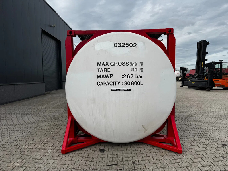 Van Hool 20FT SWAP BODY 30.800L, IMO-4, 5Y/CSC-inspection: 03-2028 - Tartály konténer: 5 kép. Van Hool 20FT SWAP BODY 30.800L, IMO-4, 5Y/CSC-inspection: 03-2028 - Tartály konténer: 5 kép.