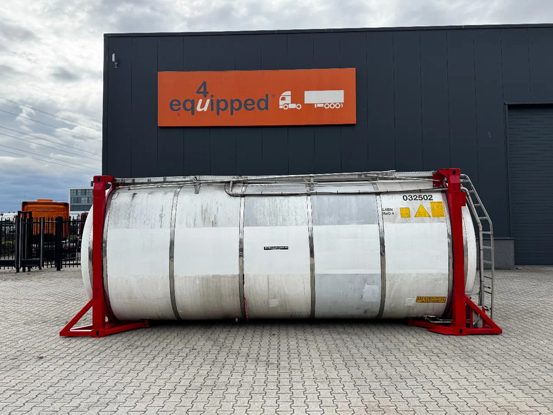 Van Hool 20FT SWAP BODY 30.800L, IMO-4, 5Y/CSC-inspection: 03-2028 - Tartály konténer: 2 kép. Van Hool 20FT SWAP BODY 30.800L, IMO-4, 5Y/CSC-inspection: 03-2028 - Tartály konténer: 2 kép.